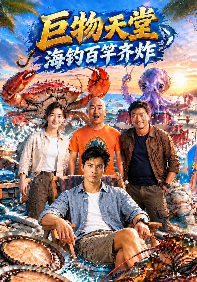 巨物天堂，海钓百竿齐炸