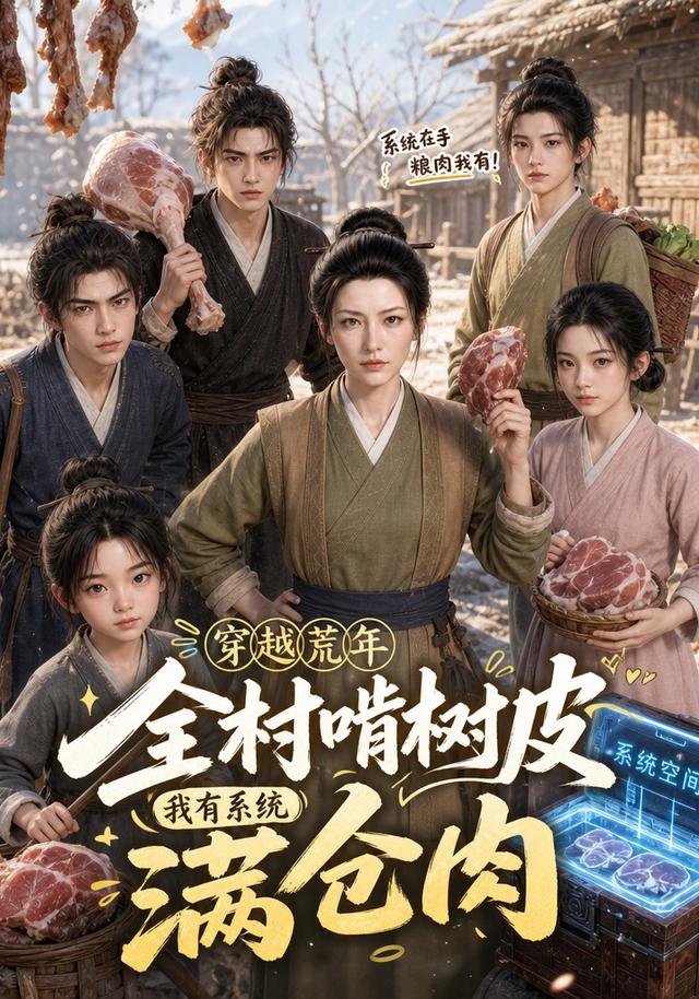 穿越荒年全村啃树皮，我有系统满仓肉 cover
