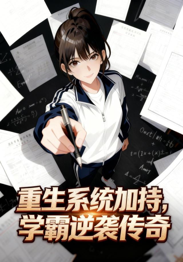 重生系统加持，学霸逆袭传奇封面图