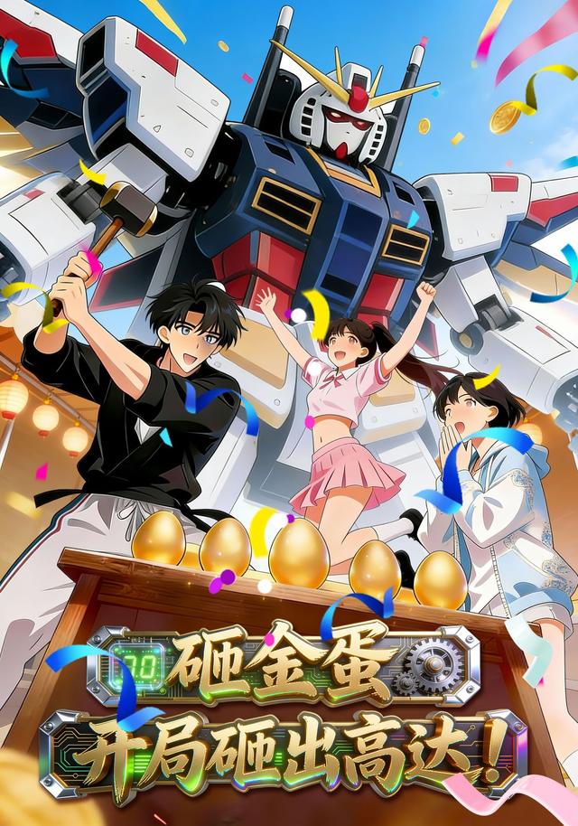 砸金蛋，开局砸出高达！封面图