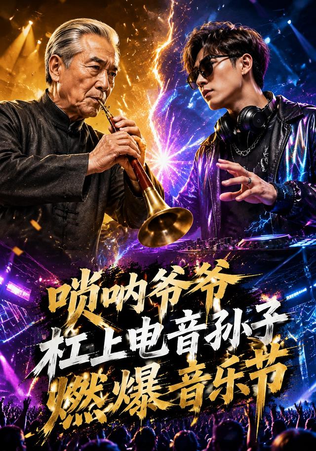 唢呐爷爷杠上电音孙子燃爆音乐节 cover