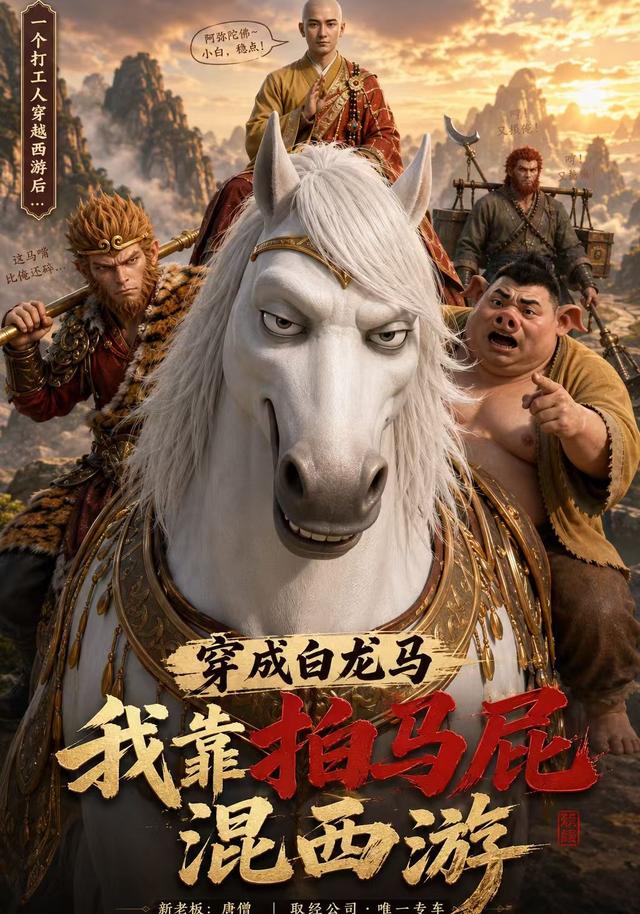 穿成白龙马，我靠拍马屁混西游