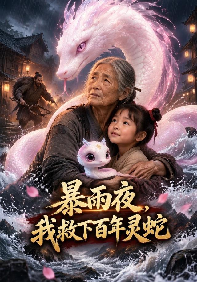 暴雨夜，我救下百年灵蛇