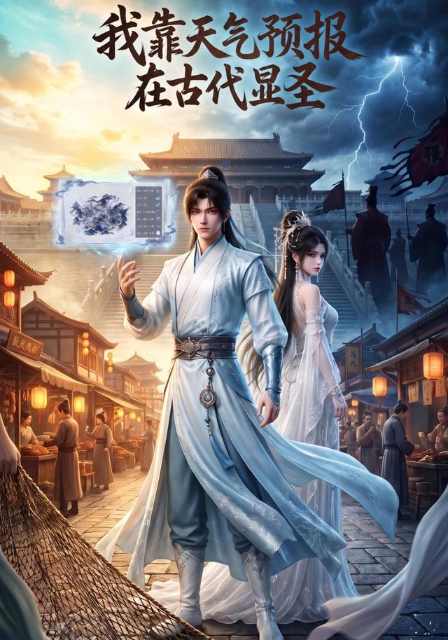 我靠天气预报在古代显圣 cover