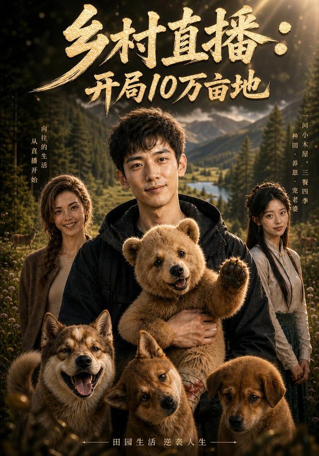 乡村直播：开局10万亩地 cover