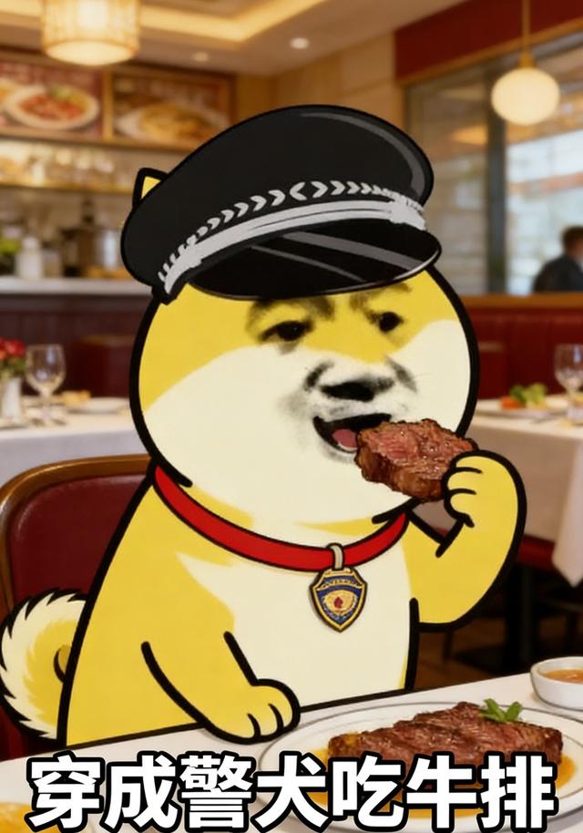 穿成警犬吃牛排封面图