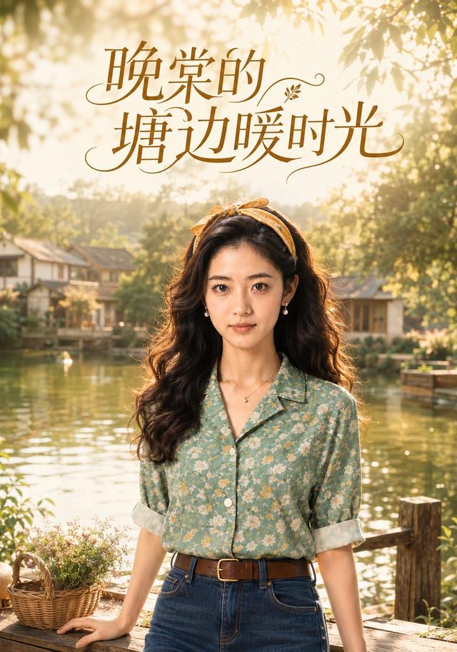 晚棠的塘边暖时光