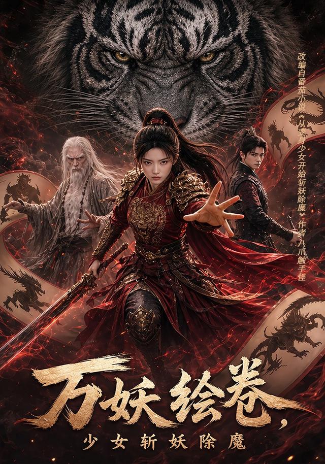 万妖绘卷，少女斩妖除魔