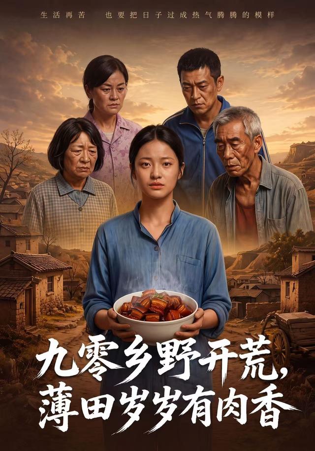 九零乡野开荒，薄田岁岁有肉香