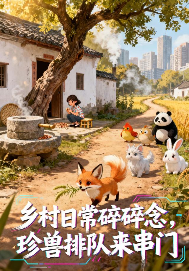 乡村日常碎碎念，珍兽排队来串门封面图