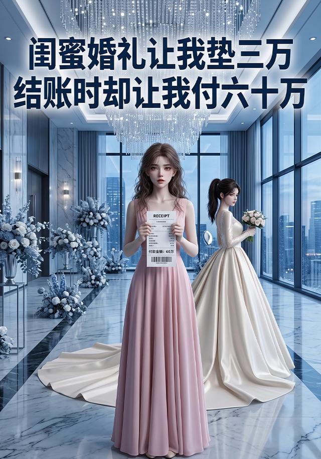 闺蜜婚礼让我垫三万，结账时却让我付六十万 cover