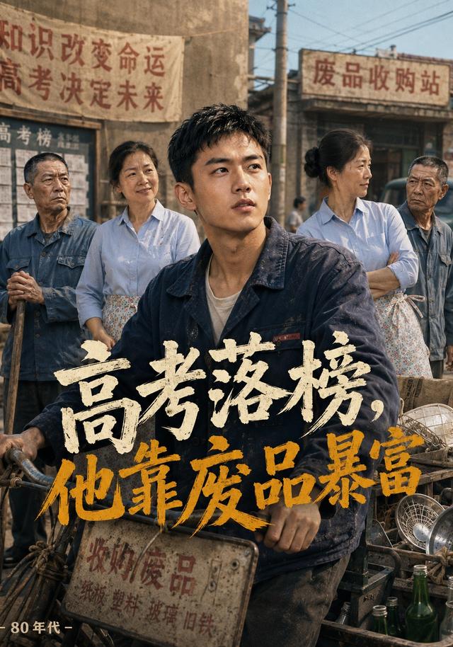 高考落榜，他靠废品暴富