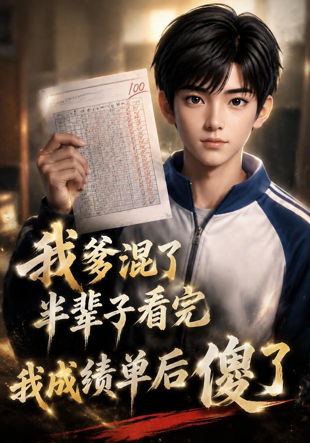 我爹 混了半辈子，看完我成绩单后傻了！
