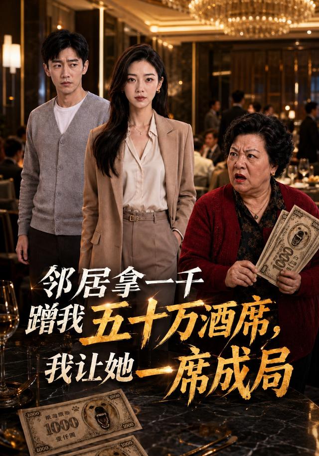 邻居拿一千蹭我五十万酒席，我让她一席成局