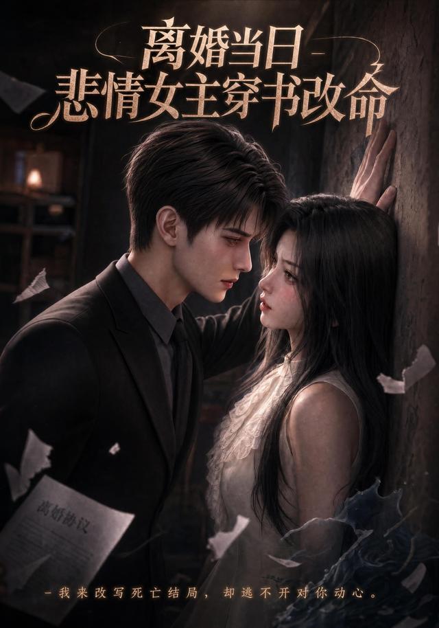 离婚当日，悲情女主穿书改命 cover
