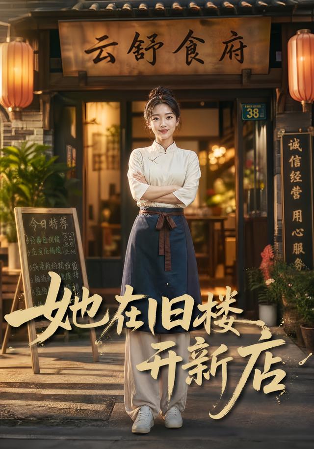 她在旧楼开新店