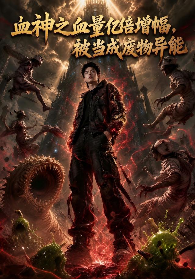 血神之血量亿倍增幅，被当成废物异能 cover