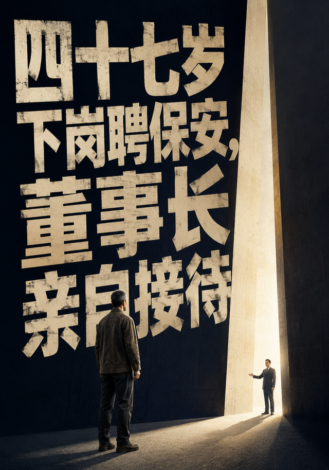 四十七岁下岗聘保安，董事长亲自接待
