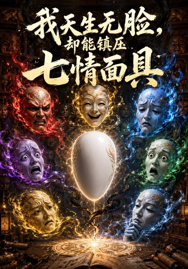 我天生无脸，却能镇压七情面具