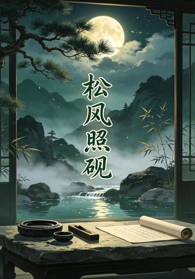 松风照砚