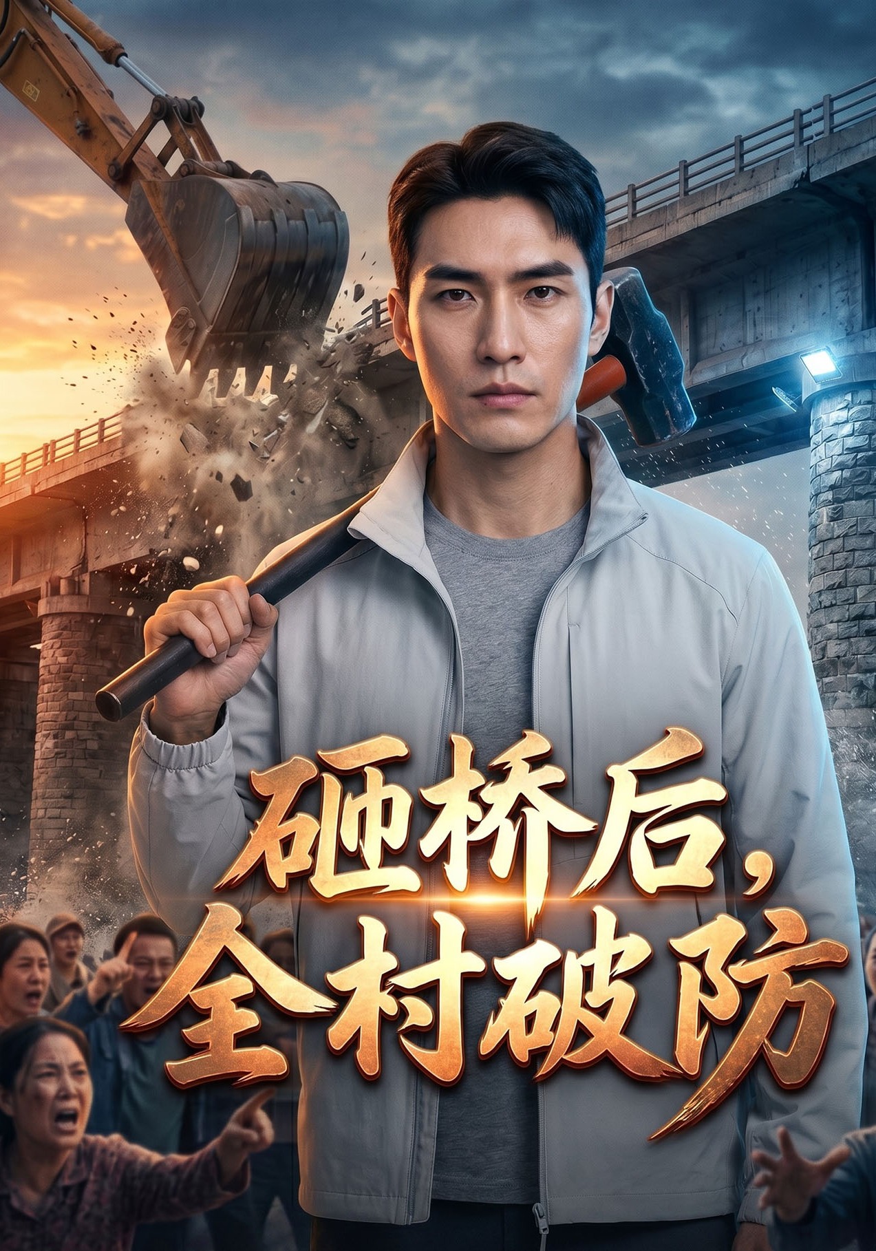 砸桥后，全村破防