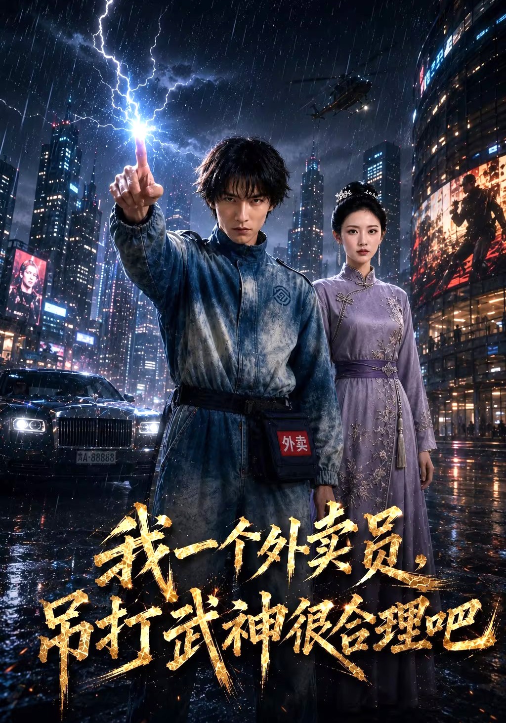 我一个外卖员，吊打武神很合理吧