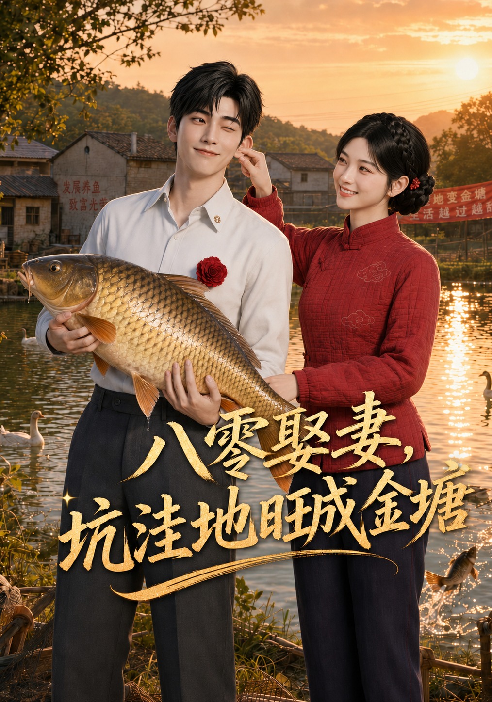 八零娶妻，坑洼地旺成金塘