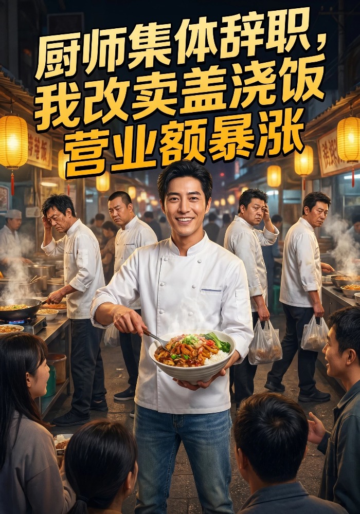 厨师集体辞职，我改卖盖浇饭营业额暴涨
