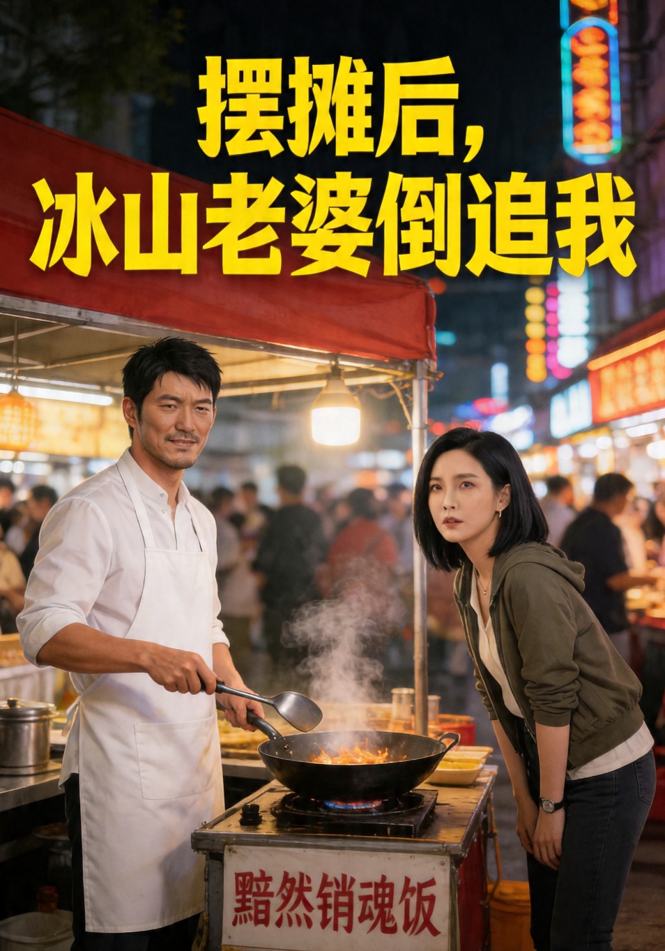 摆摊后，冰山老婆倒追我