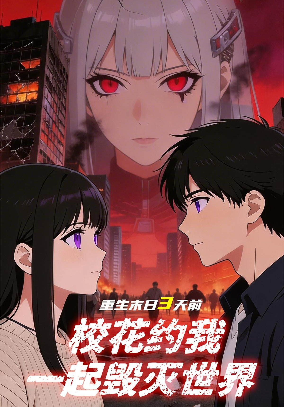 重生末日三天前，校花约我一起毁灭世界
