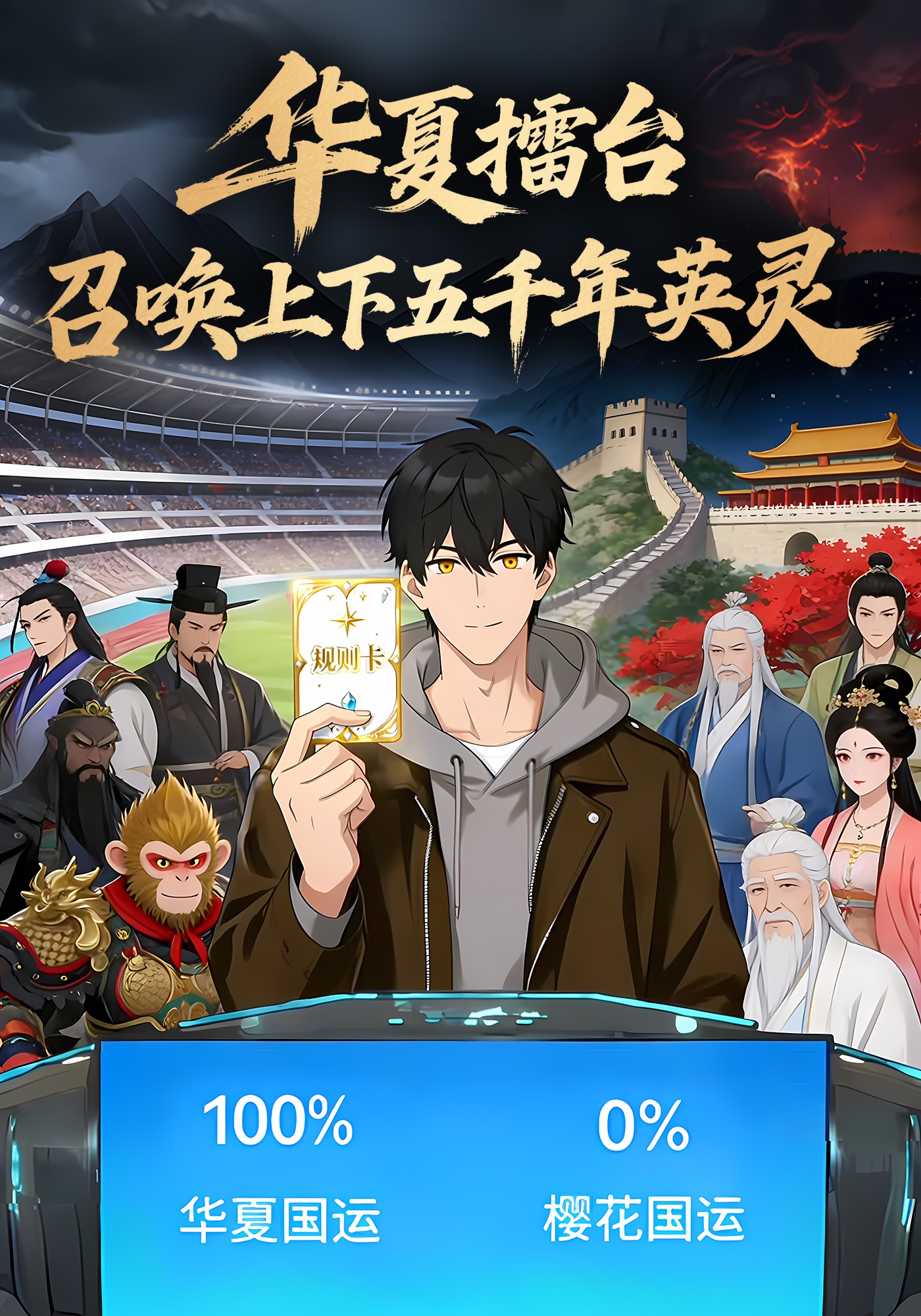 华夏擂台，召唤上下五千年英灵