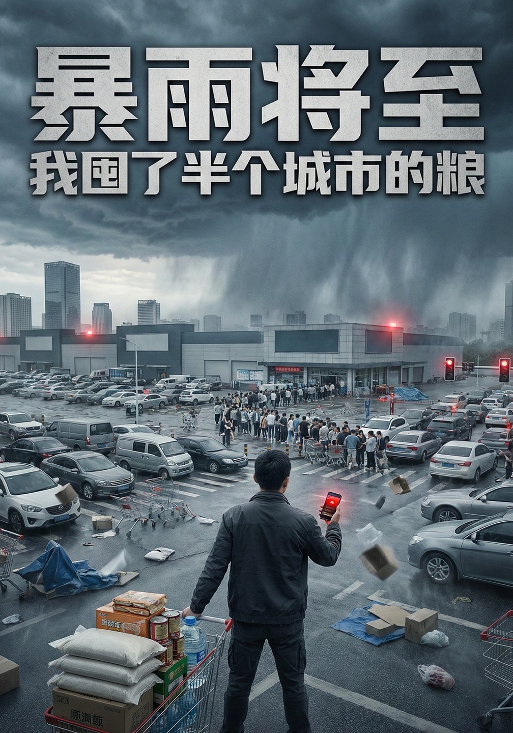 暴雨降至 我囤了半个城市的粮