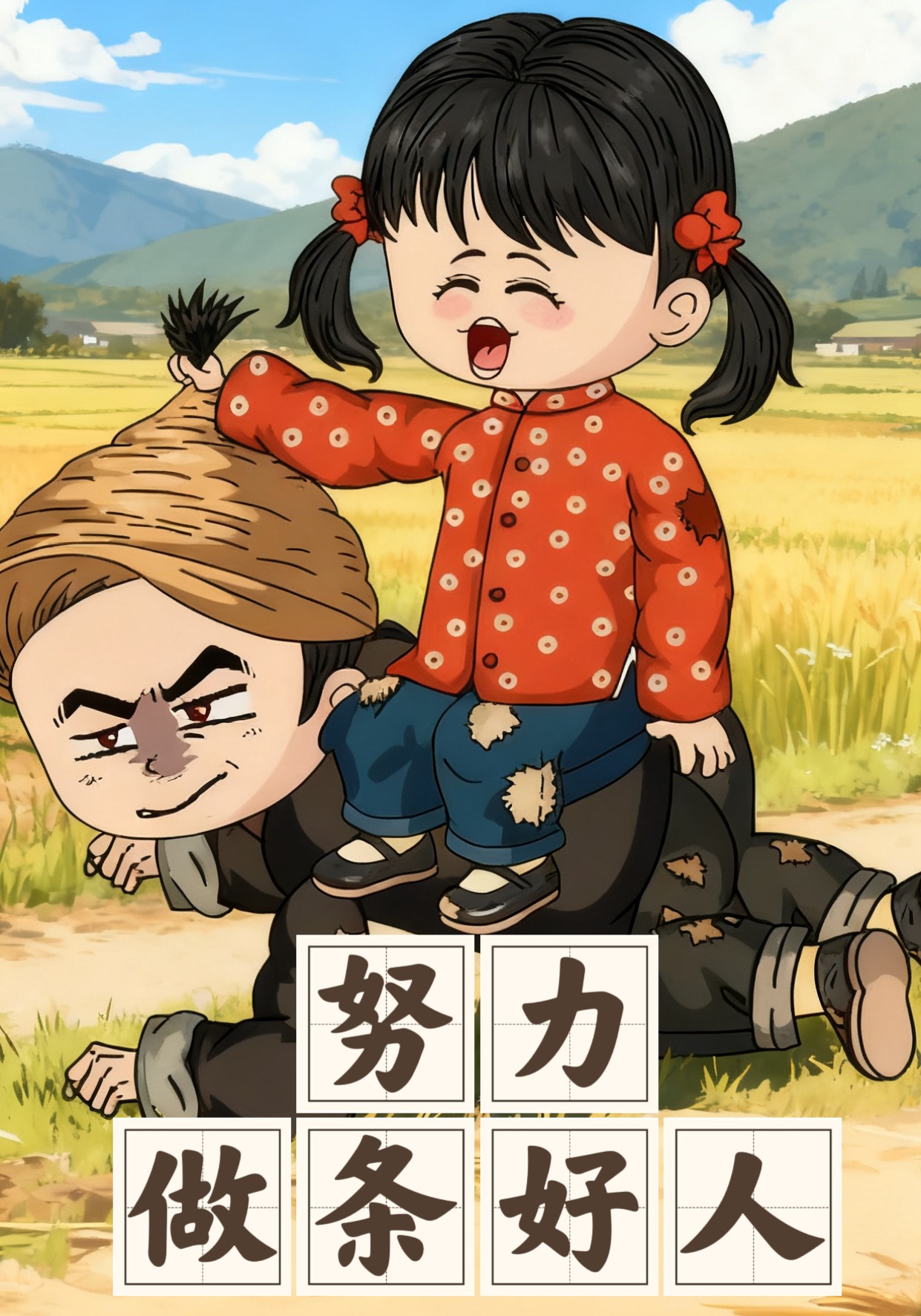 努力做条好人
