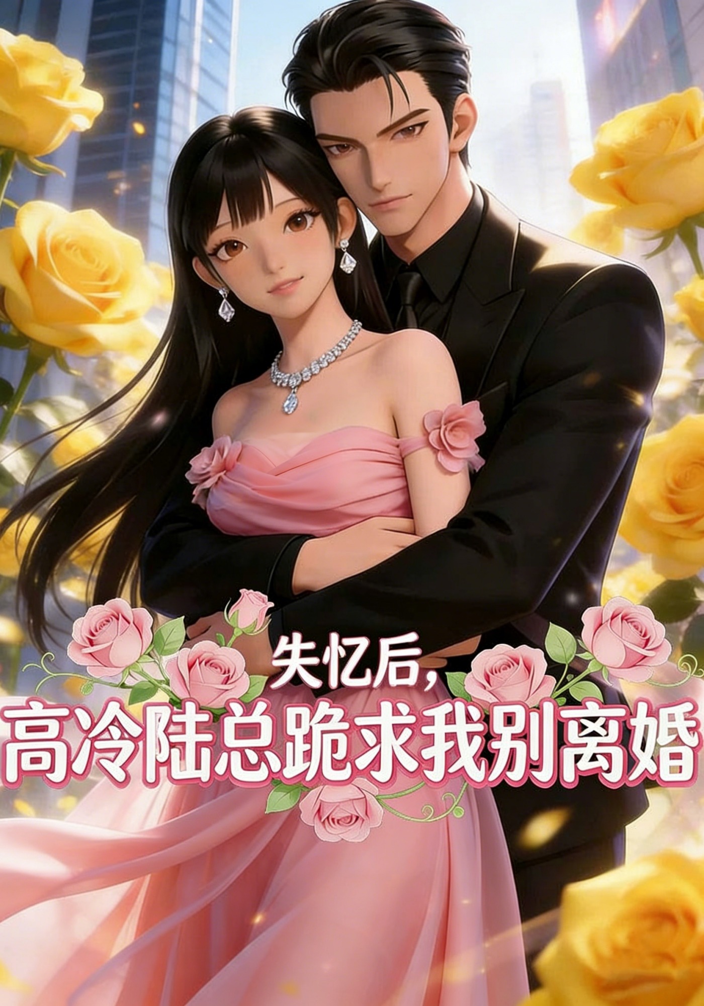 失忆后，高冷陆总跪求我别离婚