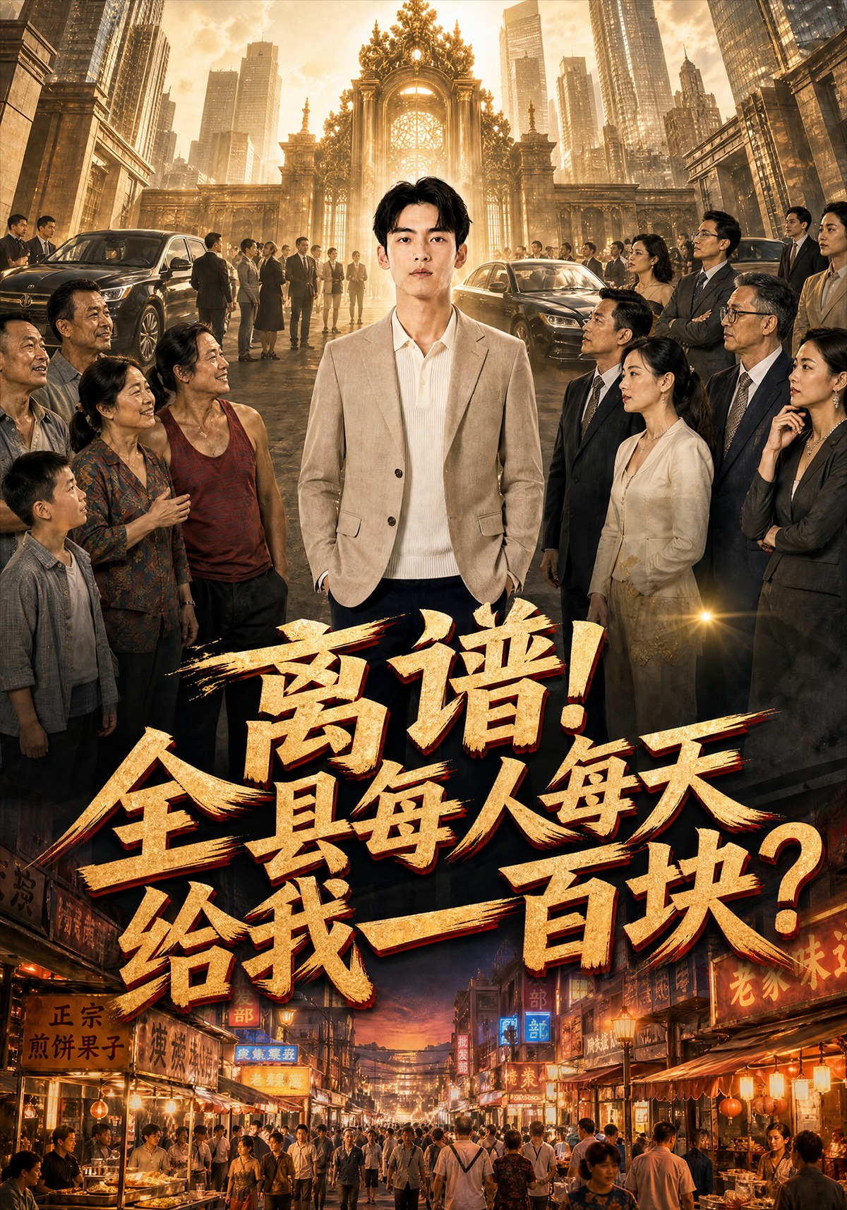 离谱！全县每人每天给我一百块？