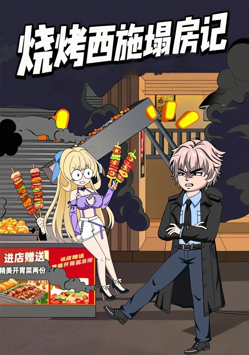 烧烤西施塌房记