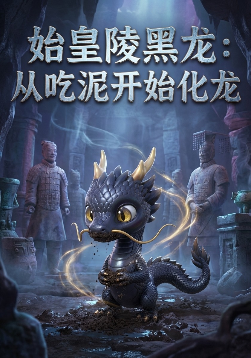 始皇陵黑龙：从吃泥开始化龙