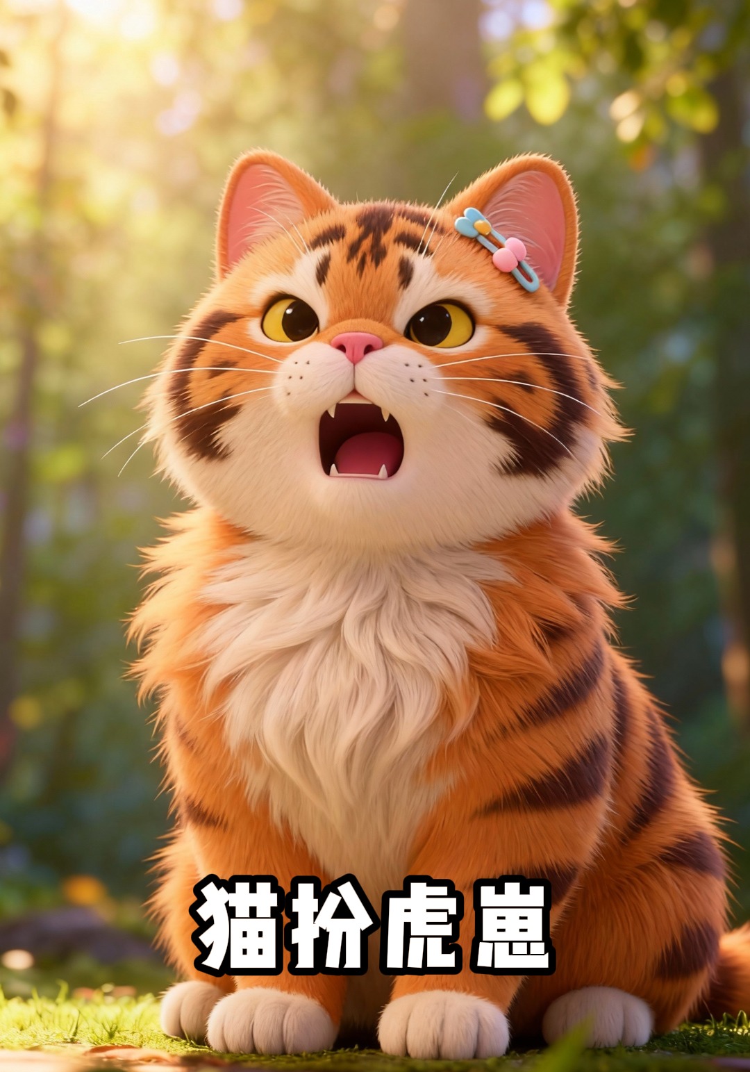 猫扮虎崽