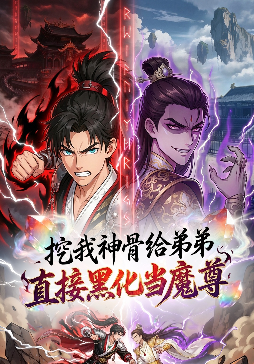 挖我神骨给弟弟，直接黑化当魔尊