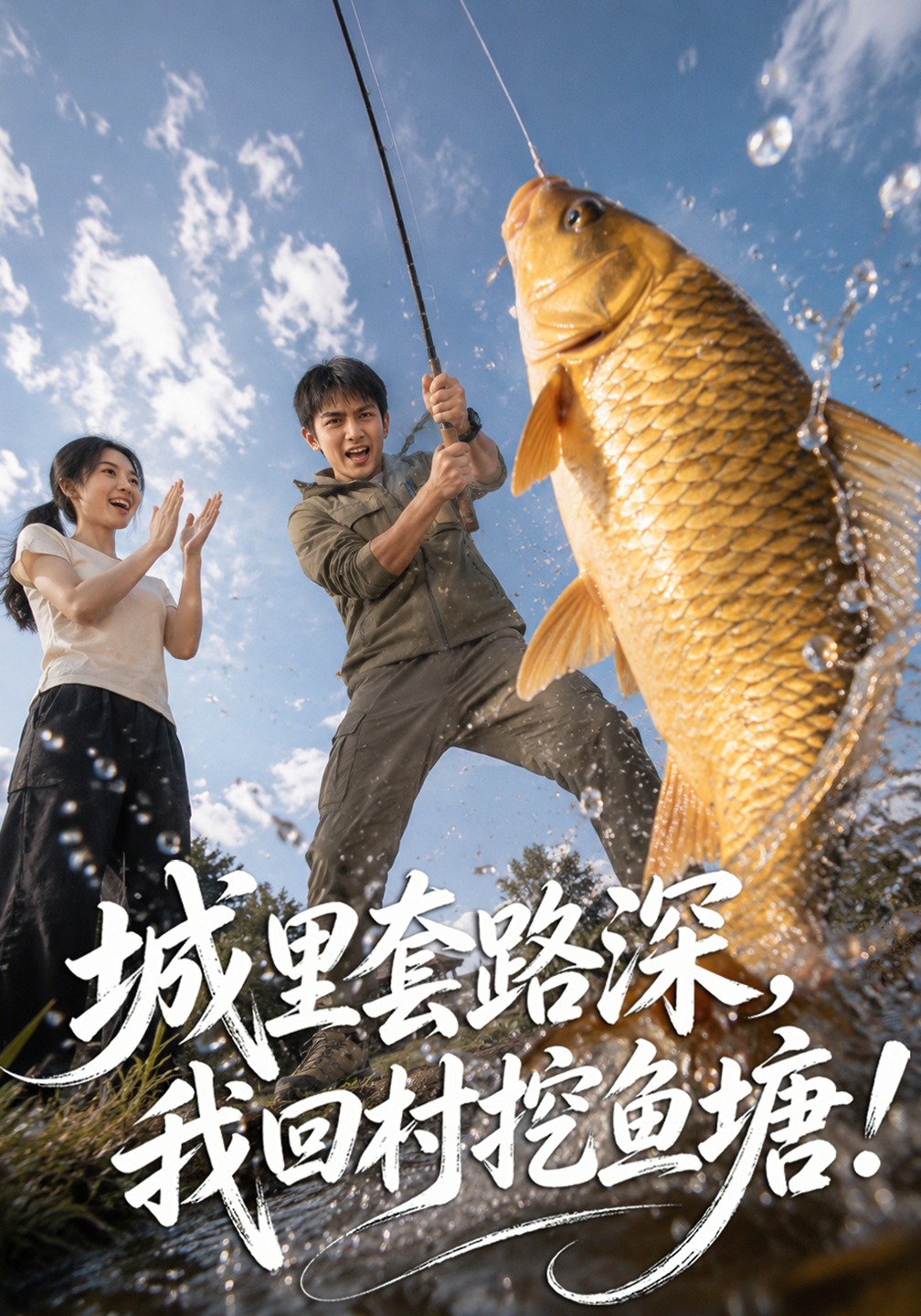城里套路深，我回村挖鱼塘！