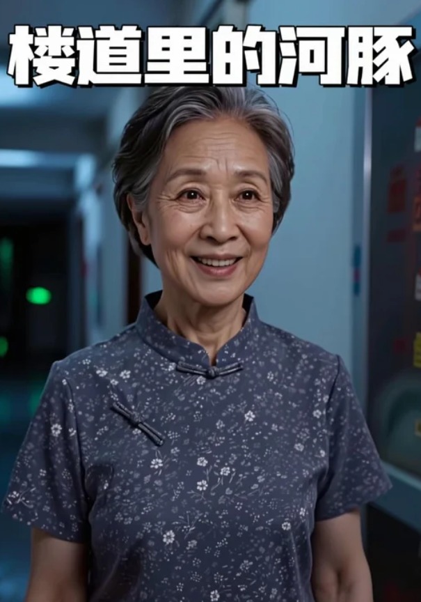 楼道里的河豚