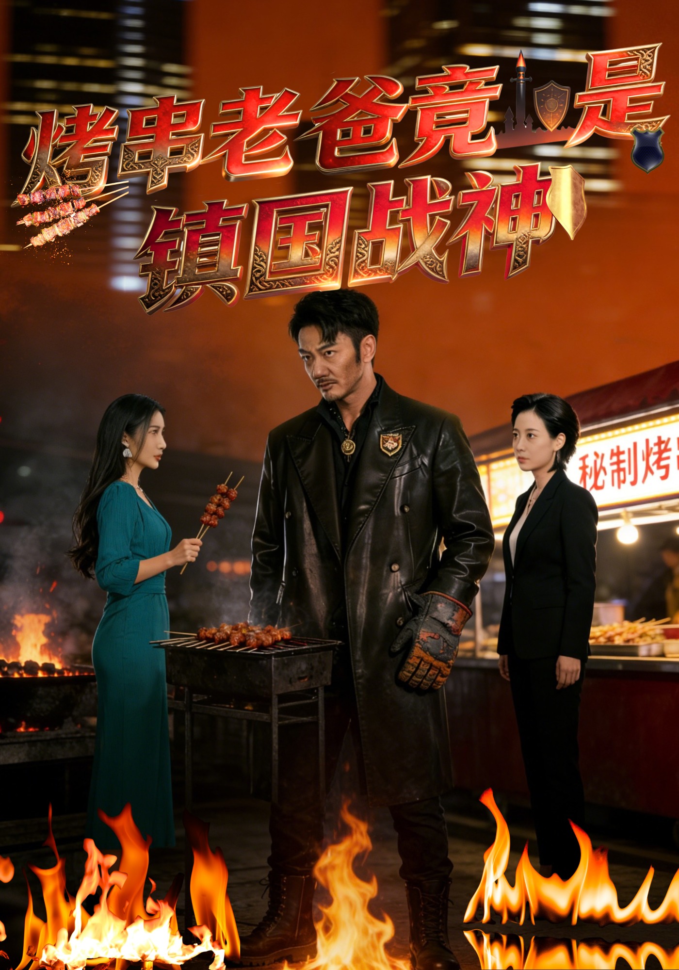 烤串老爸竟是镇国战神