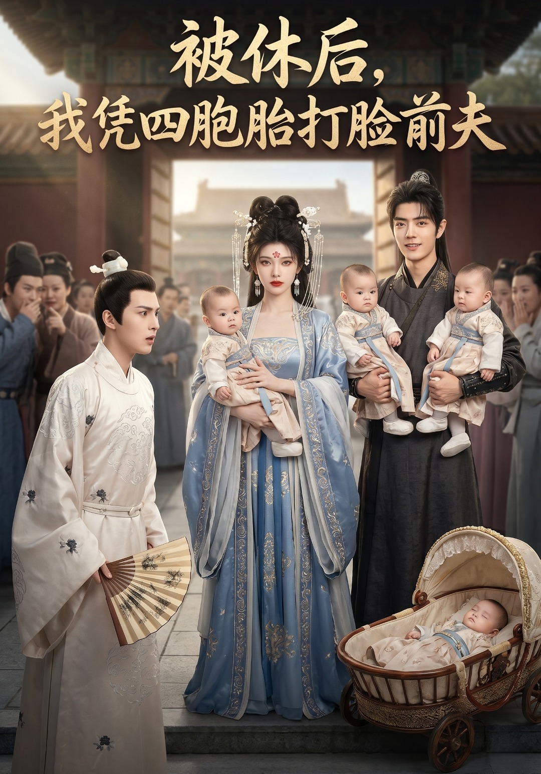 被休后，我凭四胞胎打脸前夫