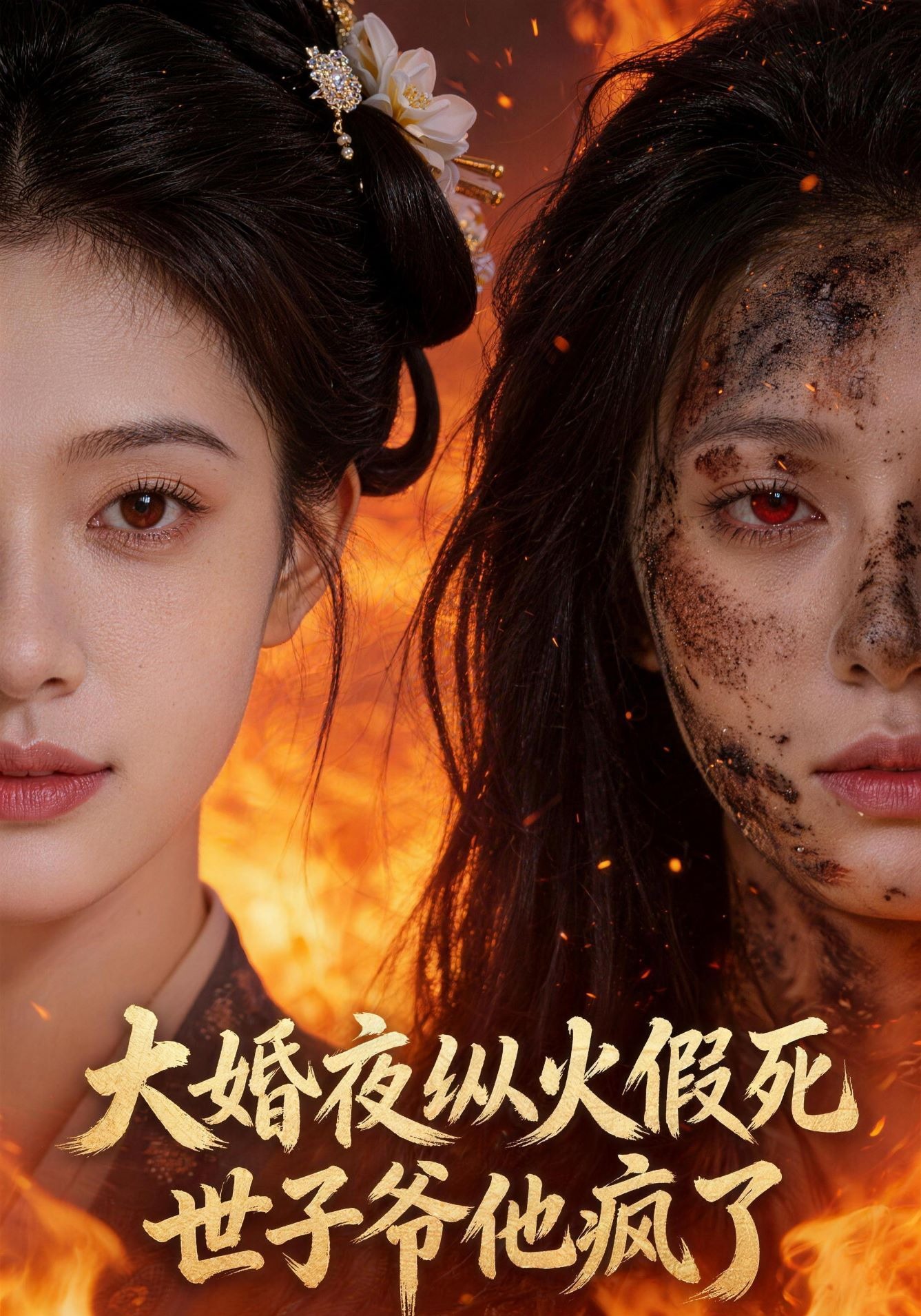 大婚夜纵火假死，世子爷他疯了