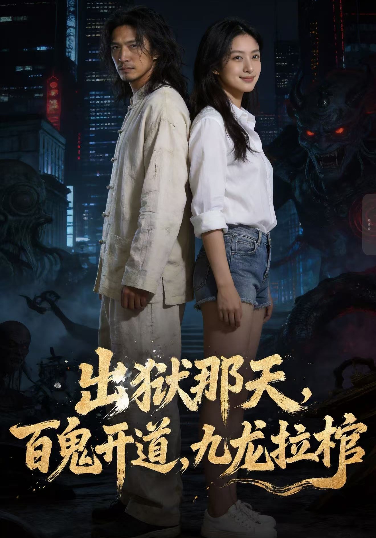 出狱那天，百鬼开道，九龙拉棺