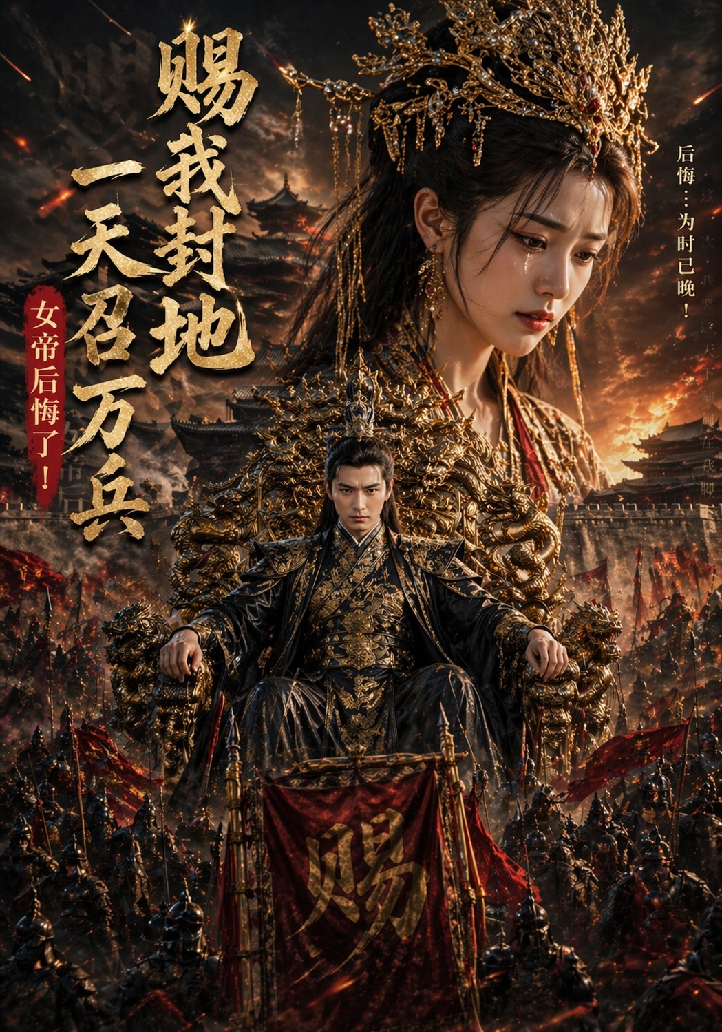 赐我封地一天召万兵，女帝后悔了