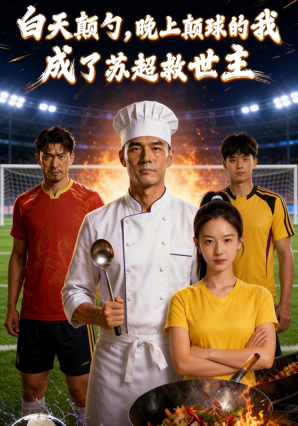 白天颠勺，晚上颠球的我成了苏超救世主