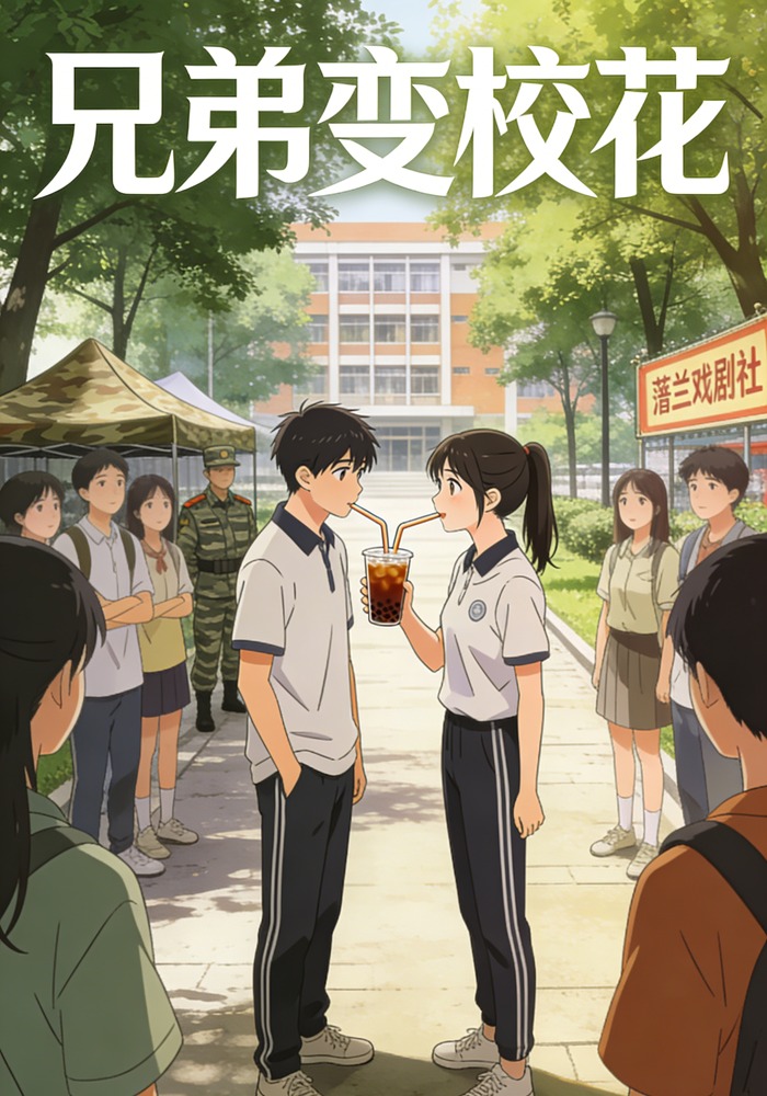 兄弟变校花