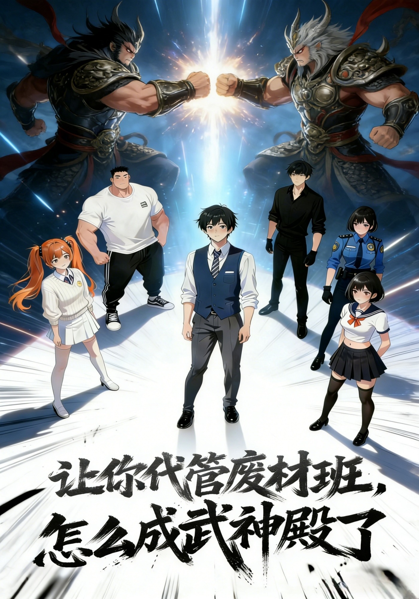 让你代管废材班，怎么成武神殿了