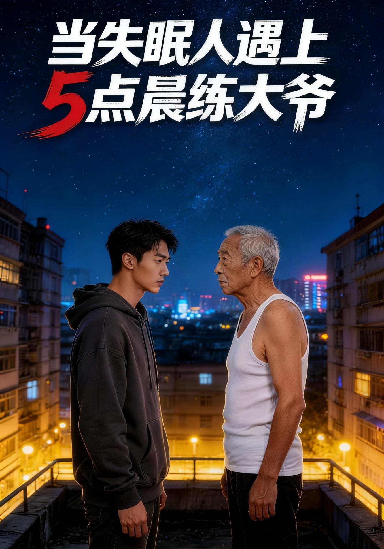 当失眠人遇上5点晨练大爷